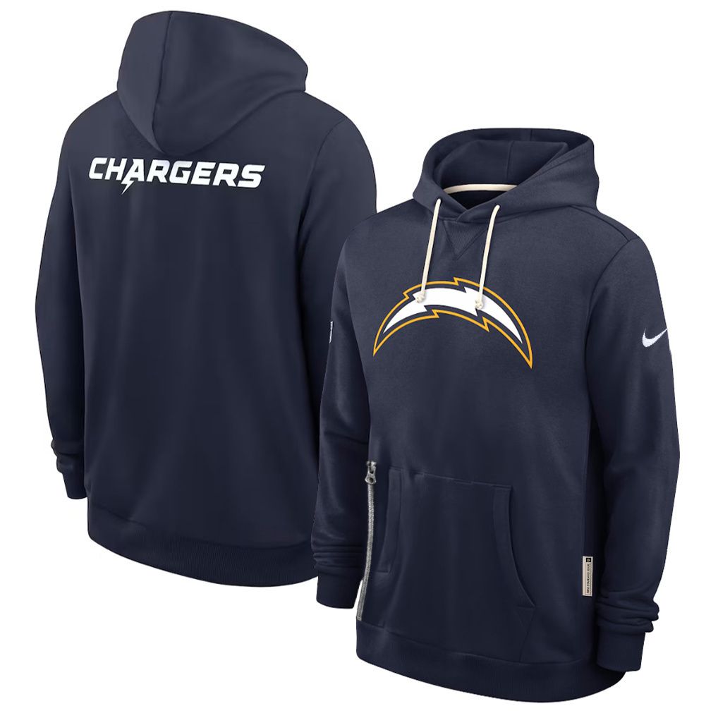 Men 2026 NFL Los Angeles Chargers hoodie blue 01->los angeles chargers->NFL Jersey